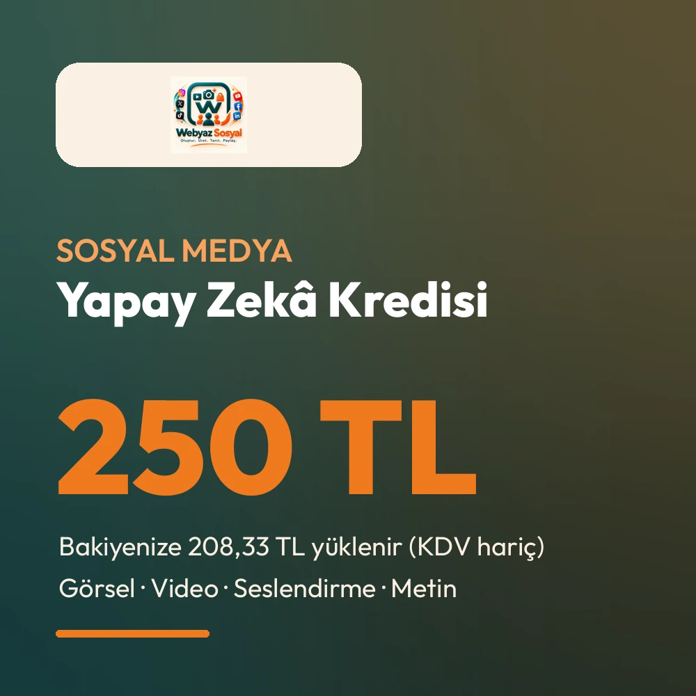 Webyaz Sosyal Kredi — 250 TL